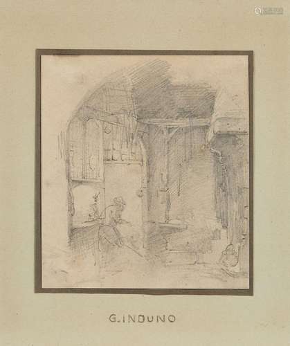 GEROLAMO INDUNO 1825-1890 Conversations