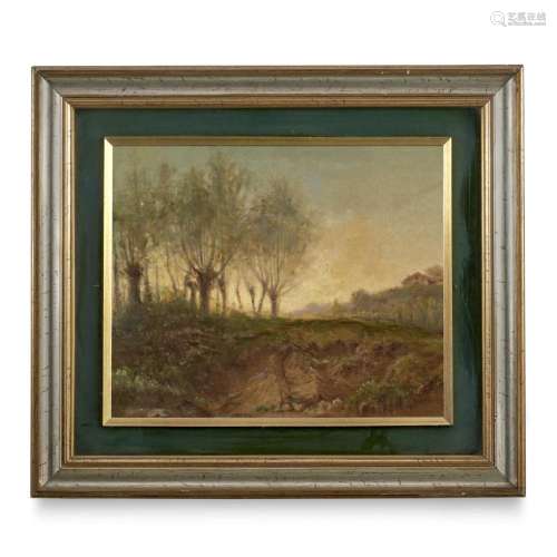 ODOARDO BORRANI 1834-1905 Lanscape with trees