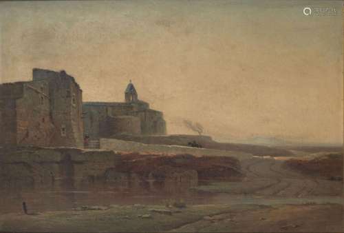 Pierre-Gustave GIRARDON (1821-1887)
Entrée de village e