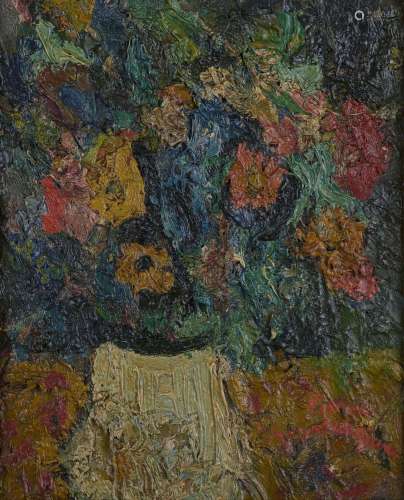 Pierre AMBROGIANI (1907-1985)
Bouquet de fleurs
Huile s