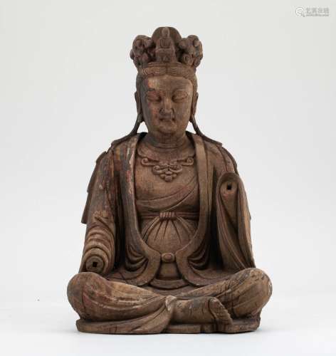 Wooden Buddha Statue