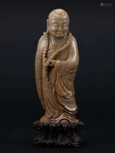 Ming Dynasty Jade Carved Buddha Statue
