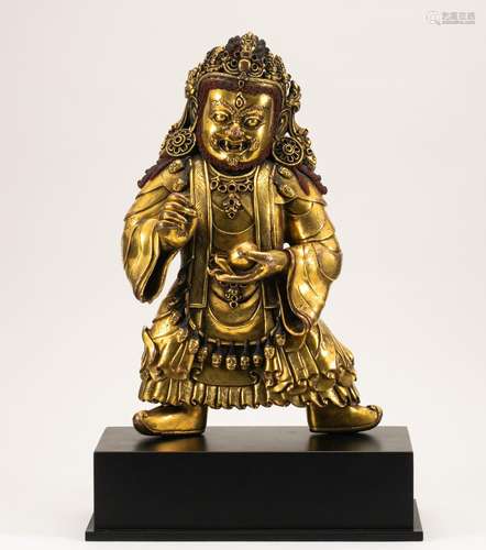 Bronze Gilded Buddha Statue of the Ming Dynasty