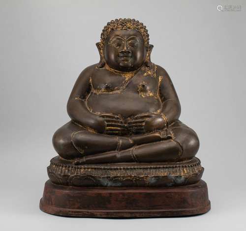 Bronze Gilded Buddha Statue of the Ming Dynasty