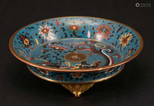 Ming Dynasty Cloisonne Incense Plate