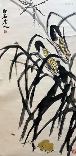 Qi Baishi flower painting