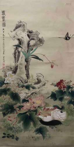 Yu Zhizhen's flower picture
