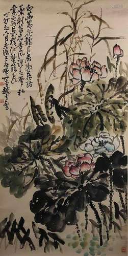 Flower painting of Zhao Yunhe