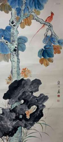 Jiang Hantingflower and bird