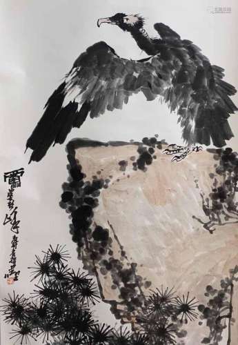 Pan Tianshou's eagle picture