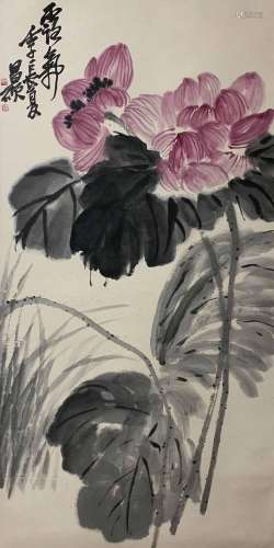 Flower picture of Wu Changshuo