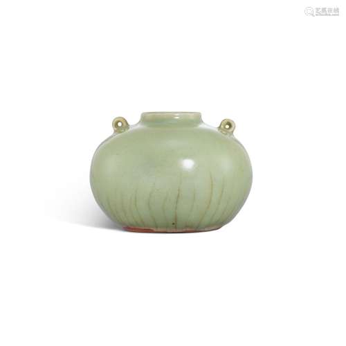 <br />
A Longquan celadon waterpot, Early Ming dynasty 明初 ...