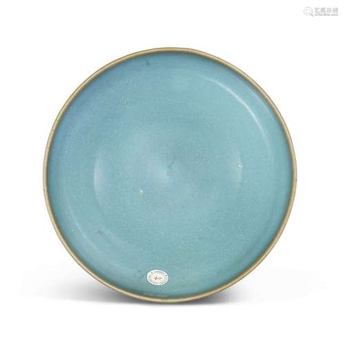 <br />
A large Junyao bubble bowl Song dynasty 宋 鈞窰天藍釉...