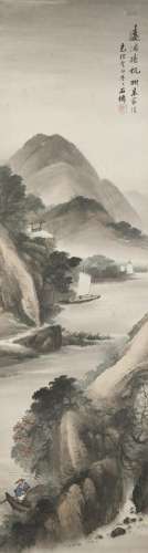 WU SHIXIAN (1856-1919) Boating in the River