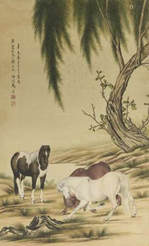 MA JIN (1899-1970) Horses