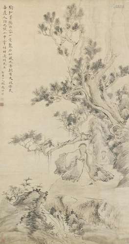 HUA YAN (1682–1756) Tao Hongjing in Retreat