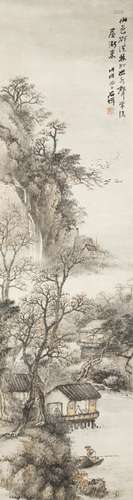 WU SHIXIAN (1845-1916) Dwelling by the River