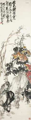 ZHAO YUNHE (1874-1955) Autumn Flowers