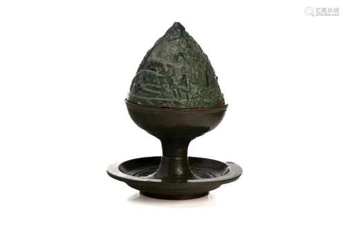 A CHINESE HAN DYNASTY BO SHAN INCENSE BURNER