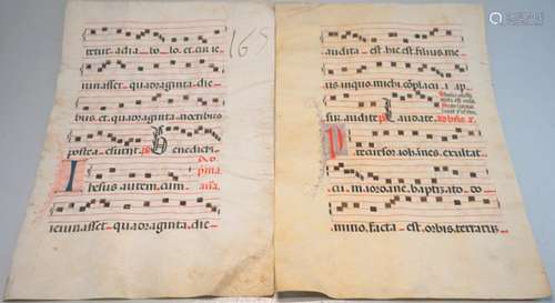 2 Antiphonarblaetter