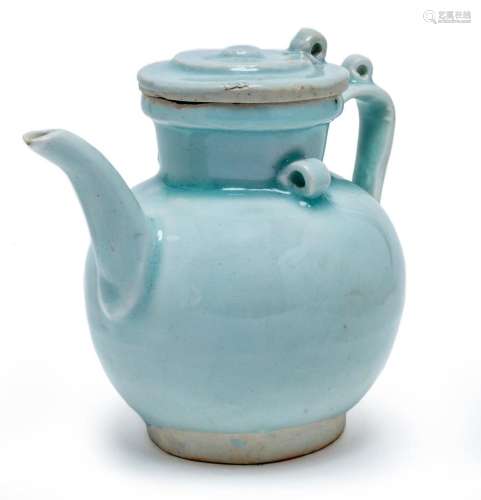 A CHINESE QINGBAI EWER AND COVER, SONG DYNASTY (960-1279) 15...