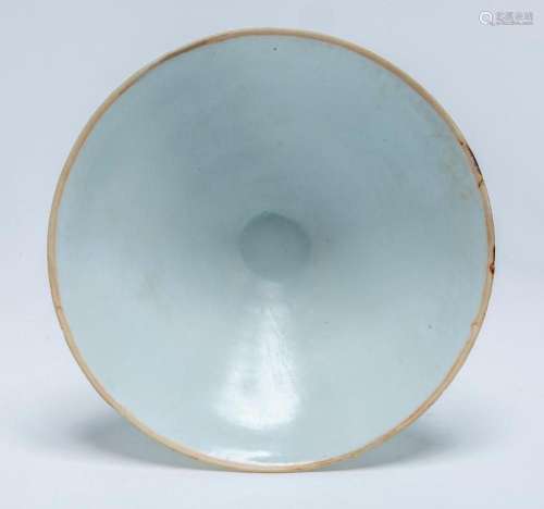 A CHINESE QINGBAI CONICAL BOWL, SONG DYNASTY (960-1279) 14cm...