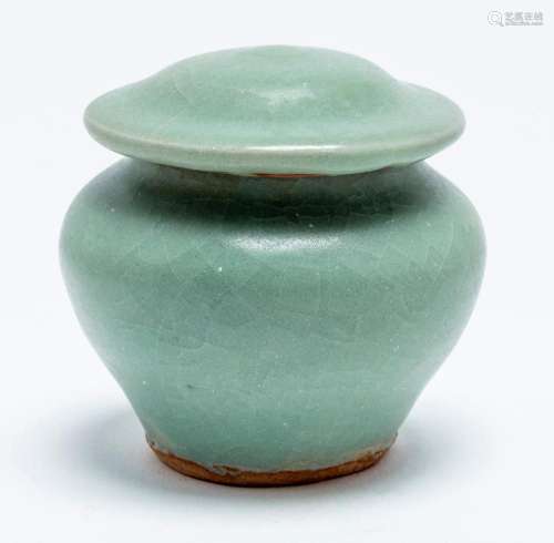 A CHINESE LONGQUAN JAR AND COVER, YUAN DYNASTY (1279-1368) 6...