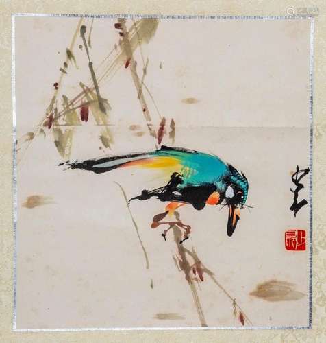 ZHAO SHAOANG (1905-1998) 32.5x31.3cm