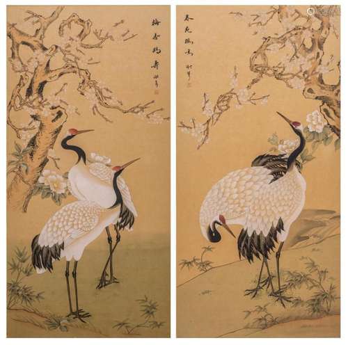 XIE JUN 101.4 x 50.5cm each