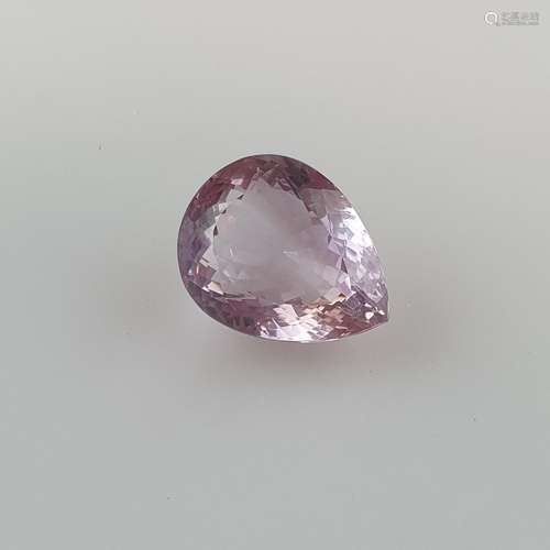 Loser Amethyst - 82,63 ct., Tropfen-/Brioletschliff, Ma