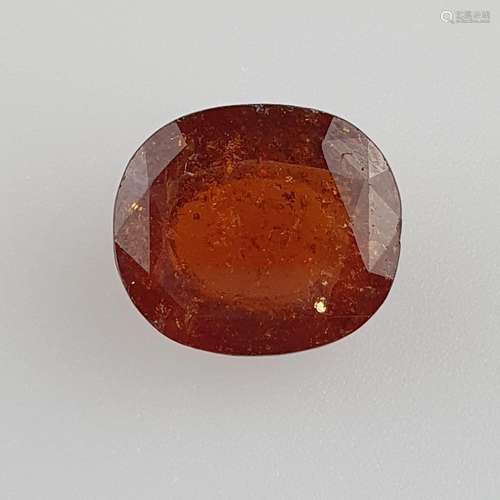 Loser Hessonit (Granat) - oval facettiert, ca.14.47ct,