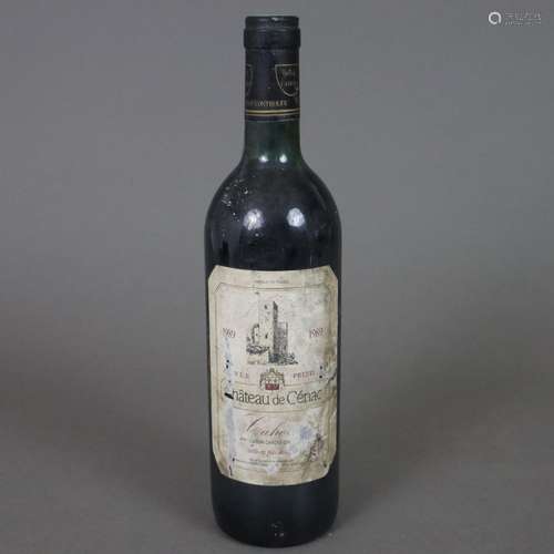 Wein - 1989 Château de Cénac, Cahors, France, 0,7 L,