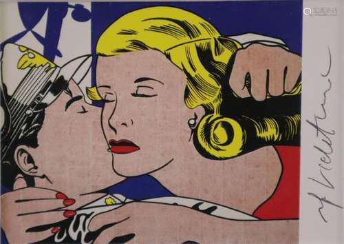 Lichtenstein, Roy (1923 - New York - 1997) - "The Kiss&...