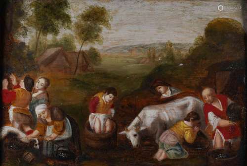 Peinture flamande - Ecole anversoise suiveur de Martin VAN C...