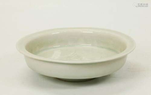 Chinese Qingbai Glazed Porcelain Brush Washer Bowl