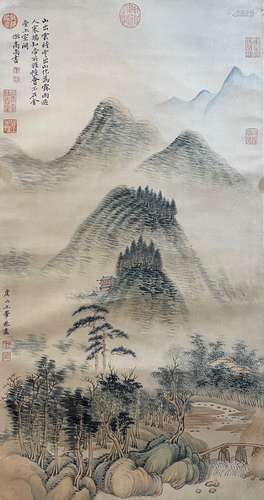 王翬 仿古山水图