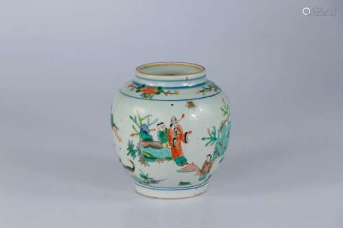 CHINE, Fin du XVIIIe-début du XIXe siècle. Vase en porc