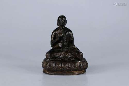 CHINE, Période République ou antérieur. Statuette de lu