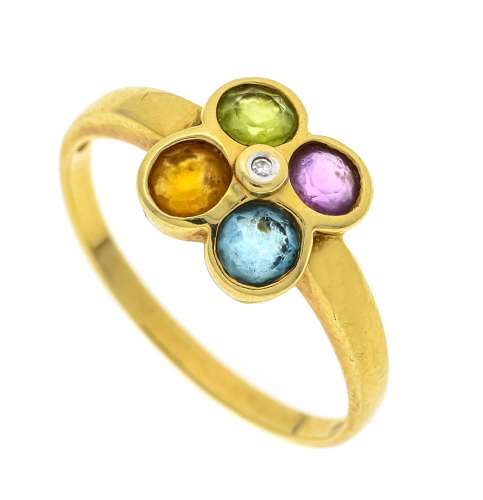 Multicolor ring GG 585/000 wit