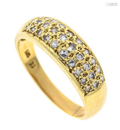 Pavé diamond ring GG 585/000 w