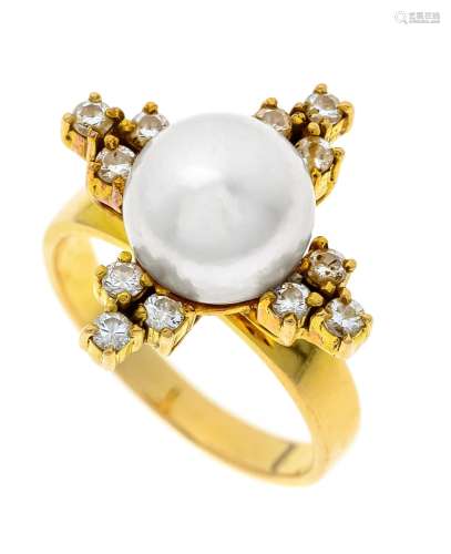 Akoya diamond ring GG 585/000