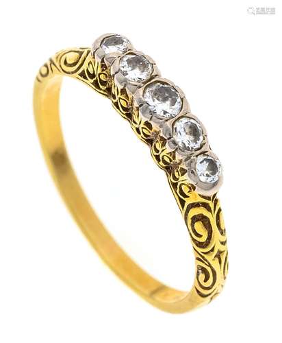 Old-cut diamond ring GG/WG 585