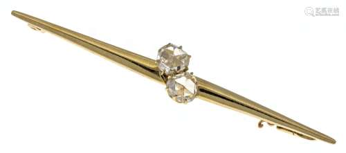 Diamond rose stick pin GG 585/