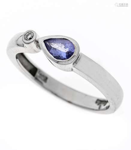 Tanzanite diamond ring WG 585/