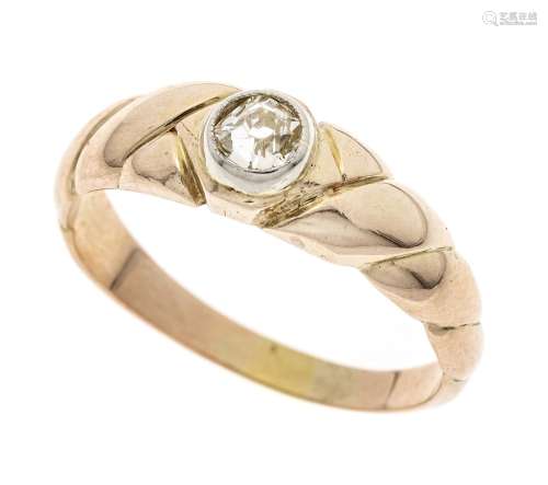 Old-cut diamond ring RG/WG 585