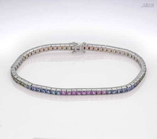 Rainbow riviére bracelet WG 75