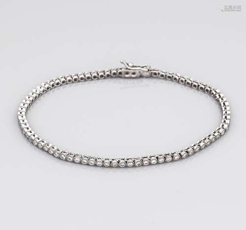 Old-cut diamond bracelet WG 75