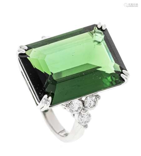 Tourmaline brilliant ring WG 7