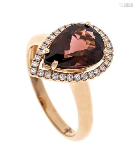 Rubellite brilliant ring RG 75