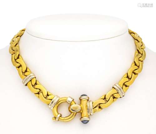 Sapphire design necklace GG/WG